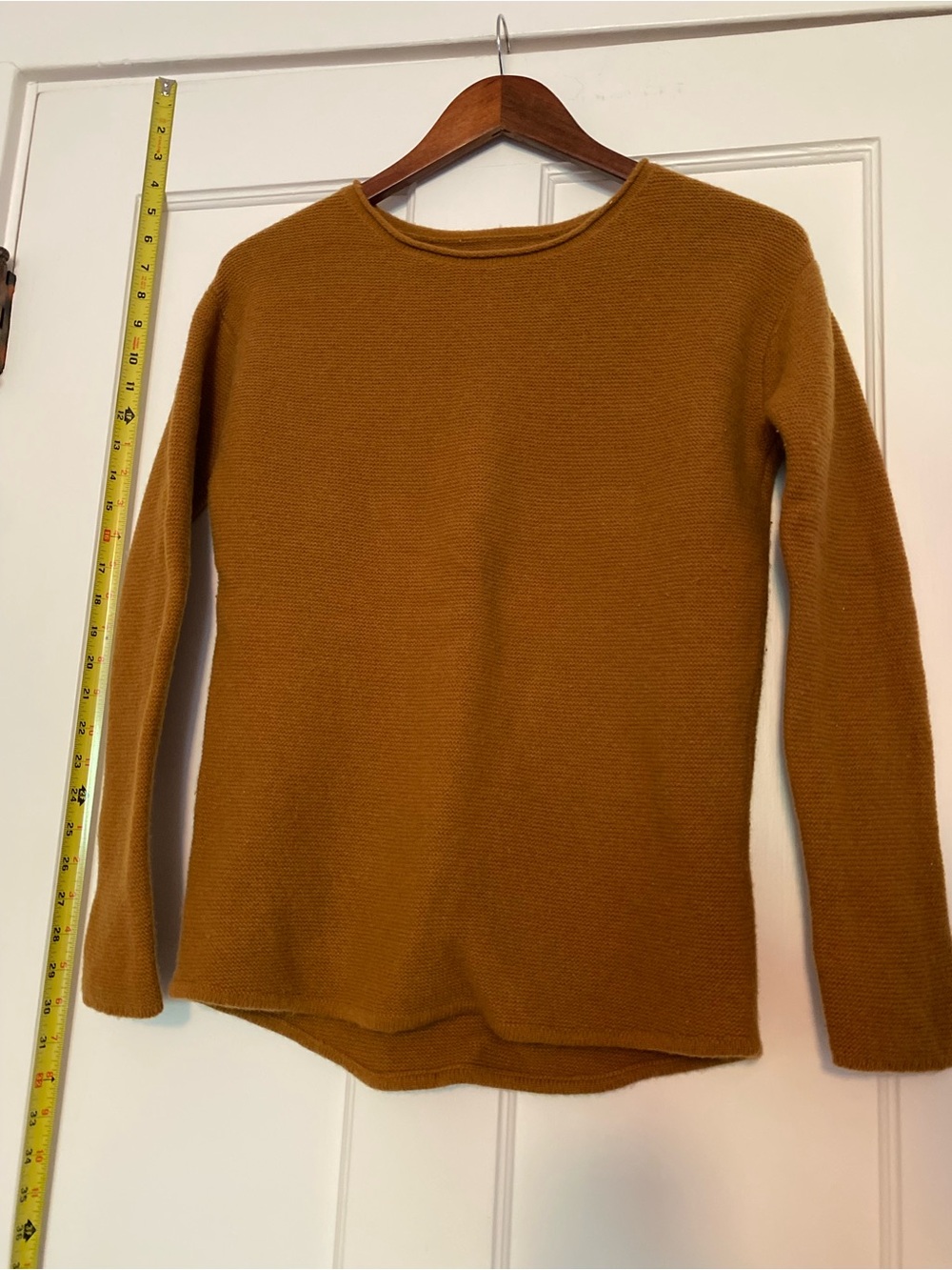 Seasalt Cornwall Sweater in Mustard / Tan